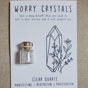 Clear Quartz Worry Crystals